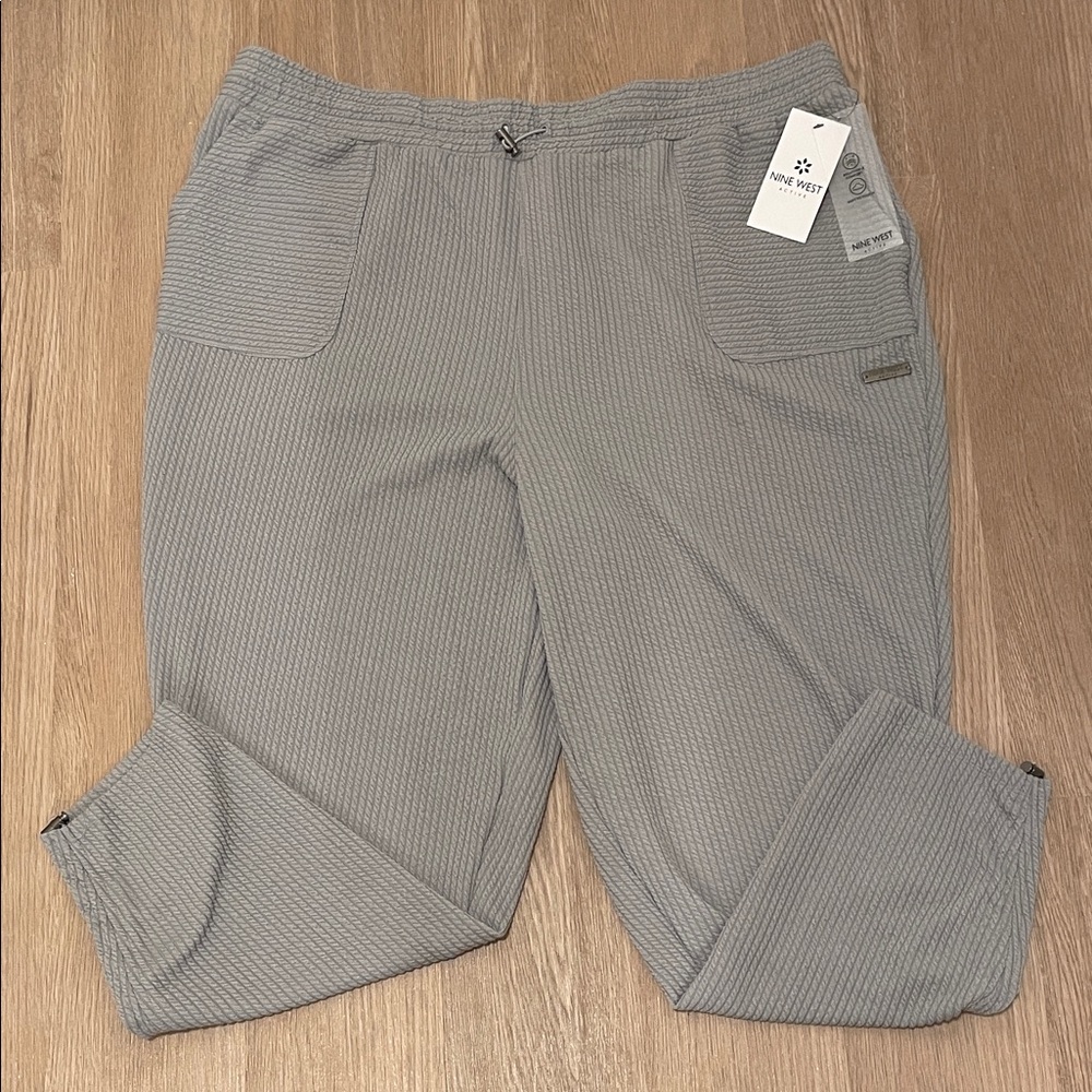 Nine West Active Women's Textured Gray Joggers